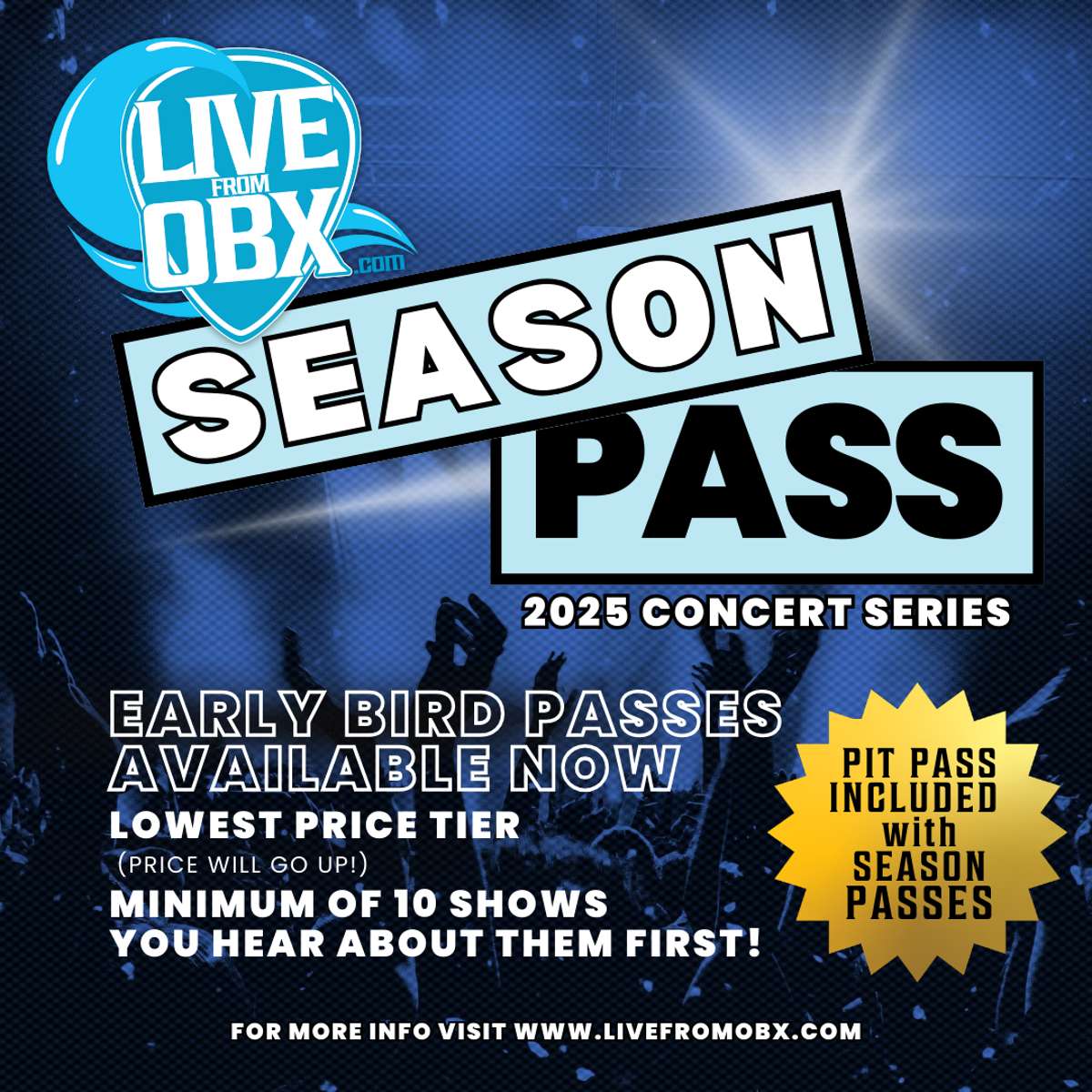 LIVE FROM OBX – SUMMER SERIES PASS